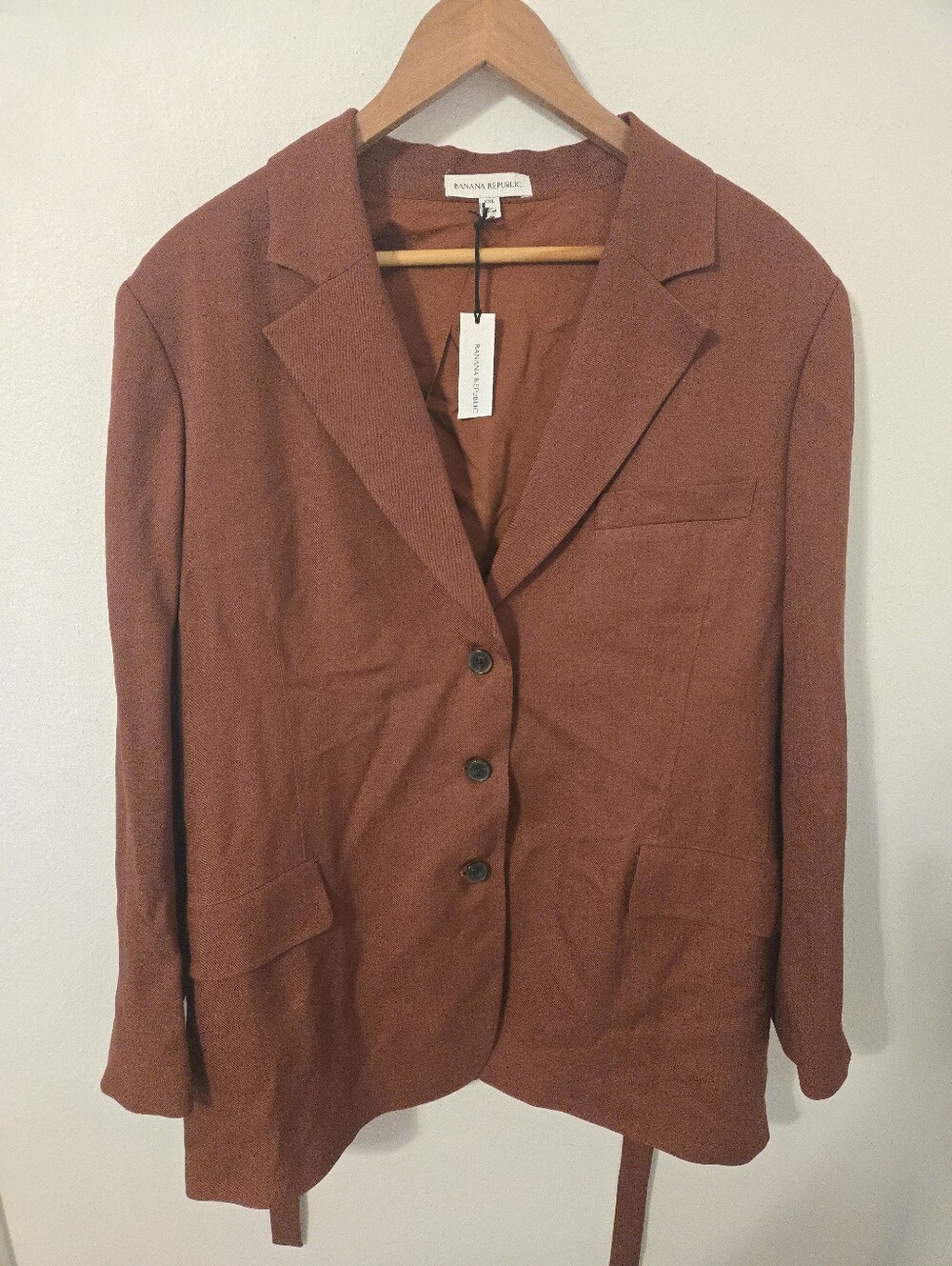 NWT Banana Republic Rust Blazer Jacket Womens XXL